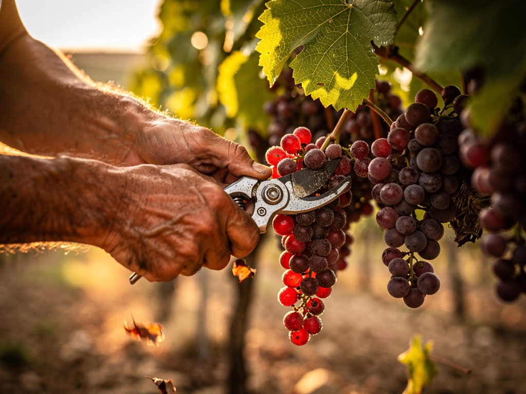 Vendemmia a mano